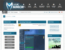 Tablet Screenshot of mmominion.com